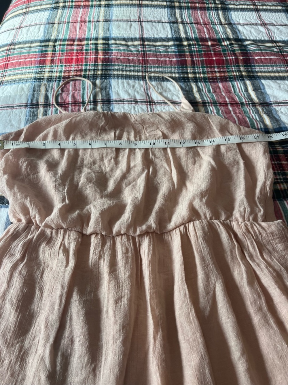 NWOT Boutique Pale Blush Feminine Summer Balletcore Women’s Dress - Picture 7 of 8